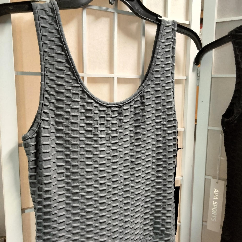 Stylish Women's Jumpsuit - Black, Gray, and Burgundy - Picture 3 of 5